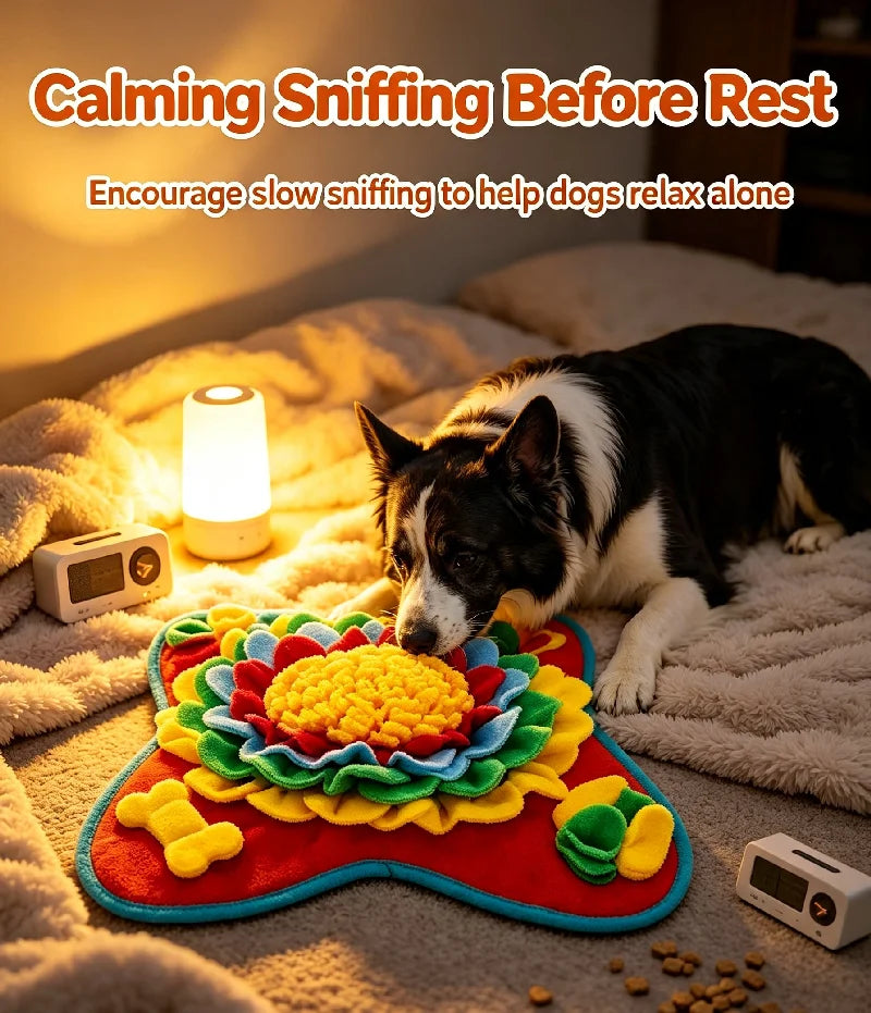 ProjectPaw™ Interactive Snuffle Mat | Dog Feeding & Mental Enrichment Puzzle