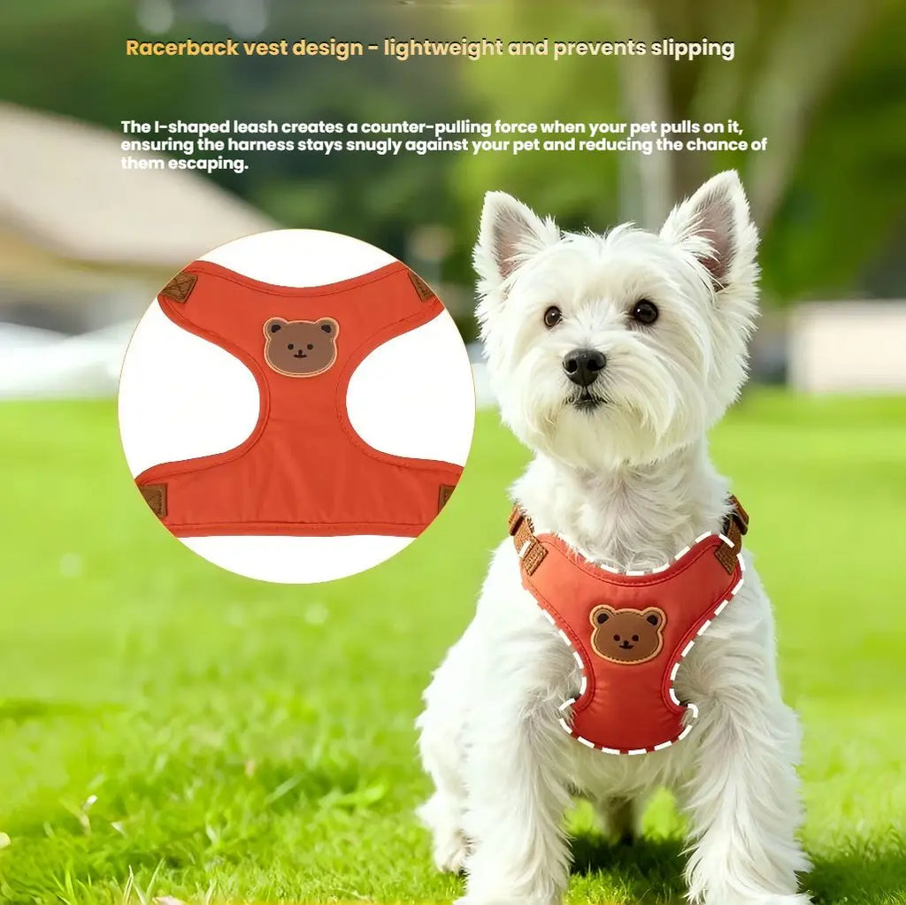 ProjectPaw™ Premium Comfort Pet Harness & Leash Set | Breathable & Secure