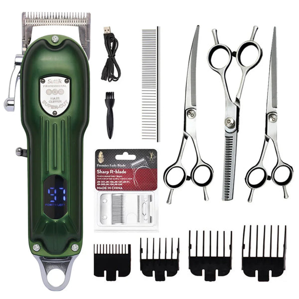 ProjectPaw™ Professional Pet Grooming Kit | Low-Noise Rechargeable Clipper