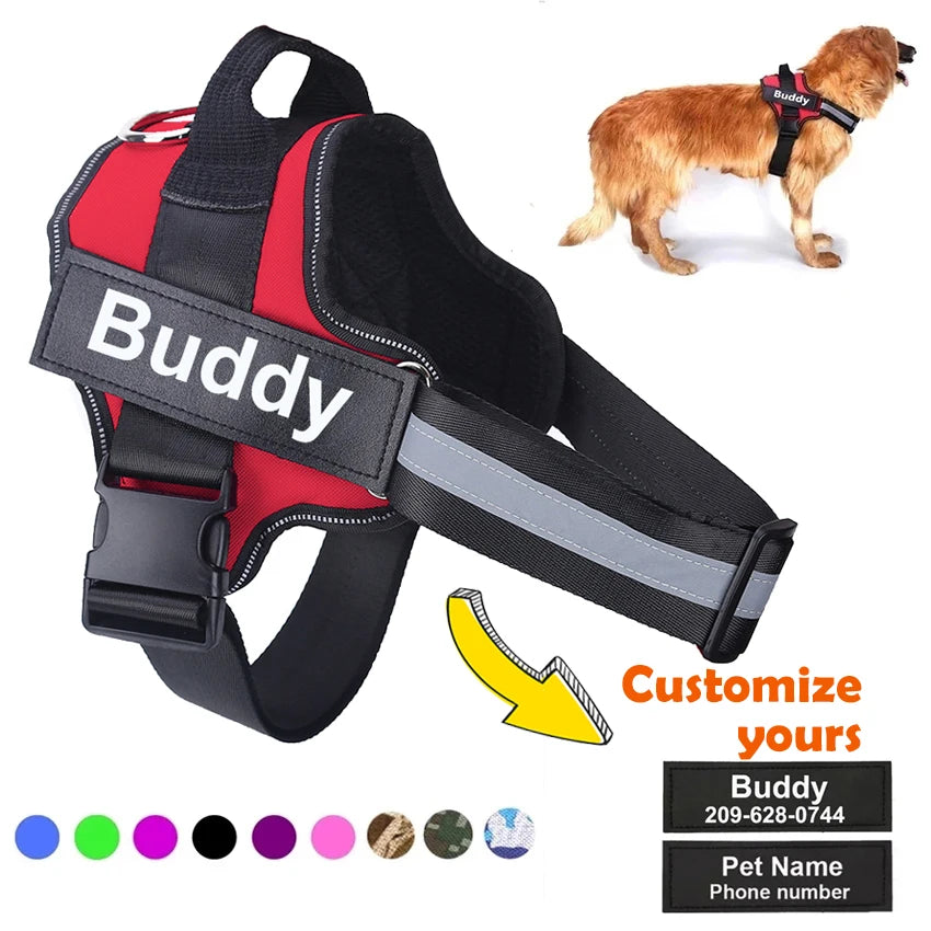 ProjectPaw™ Personalized No-Pull Dog Harness