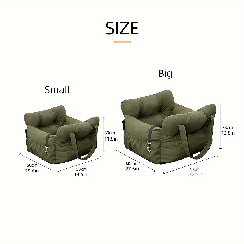 ProjectPaw ComfortRide™ Dog Car Booster Seat