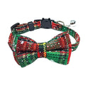 ProjectPaw™ Plaid Bow Tie Pet Collar | Adjustable Collar with Bell
