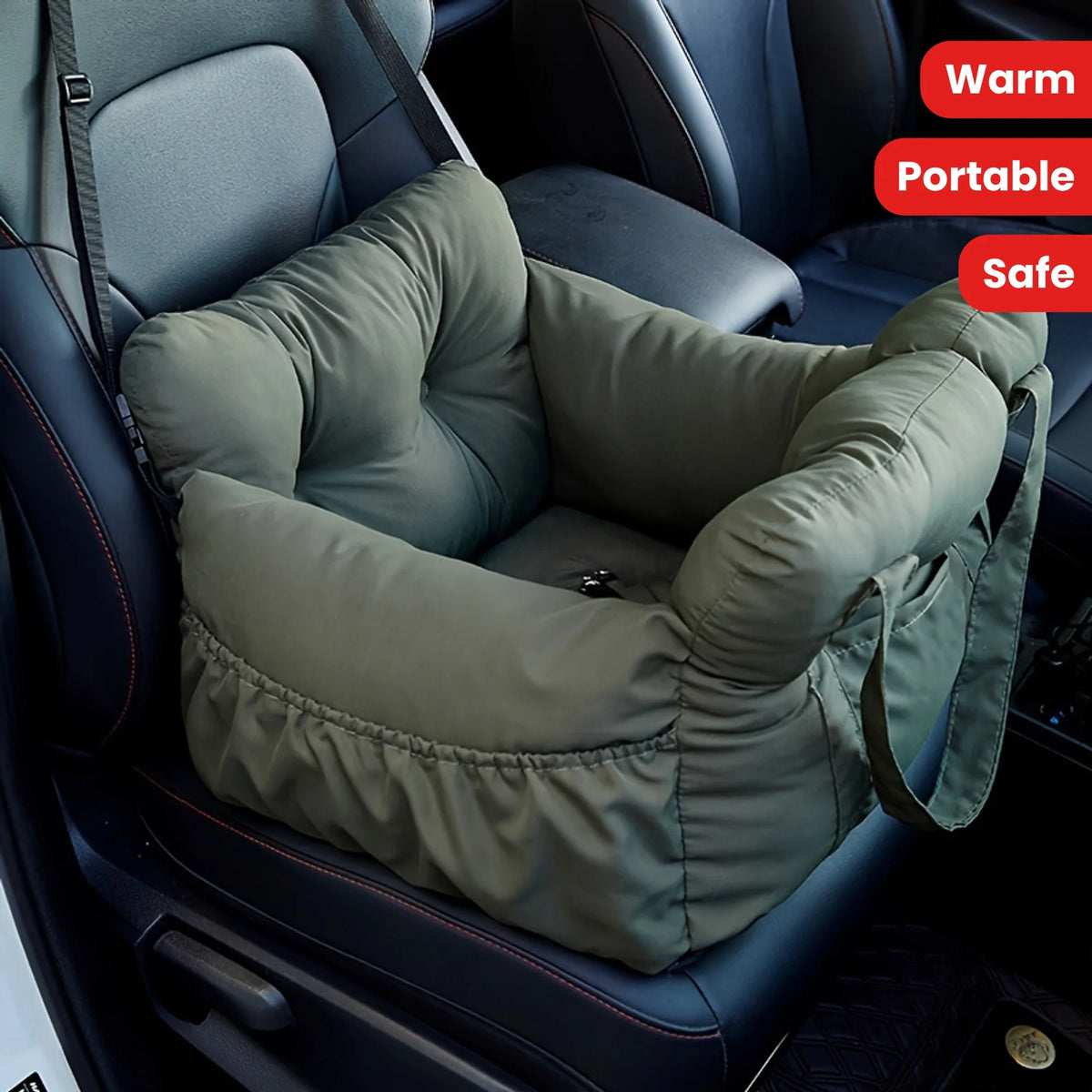 ProjectPaw ComfortRide™ Dog Car Booster Seat