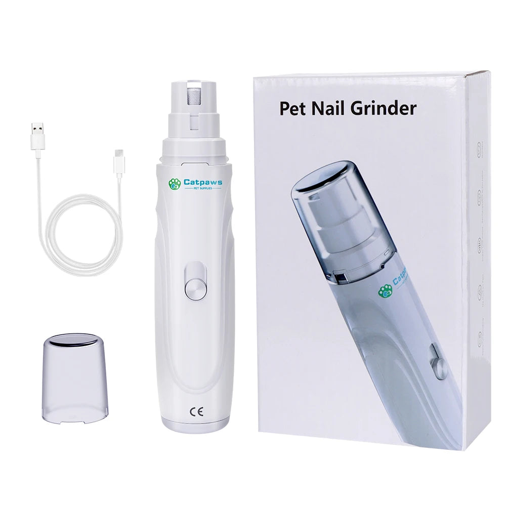 ProjectPaw™ USB Rechargeable Dog Nail Grinder | Quiet & Safe Pet Nail Trimmer