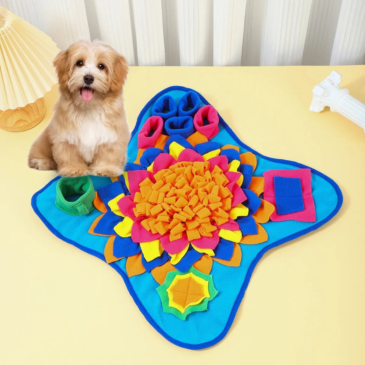 ProjectPaw™ Interactive Snuffle Mat | Dog Feeding & Mental Enrichment Puzzle