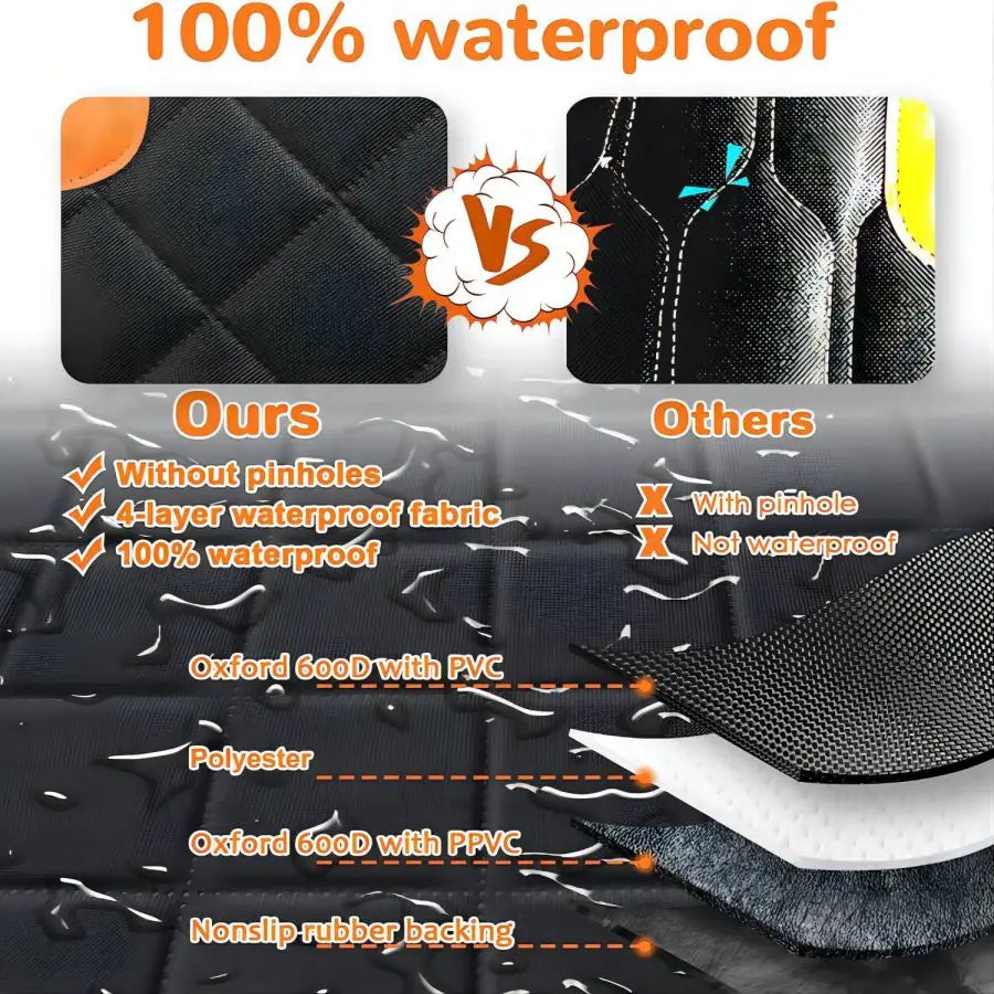ProjectPaw TravelGuard™ Waterproof Dog Car Hammock