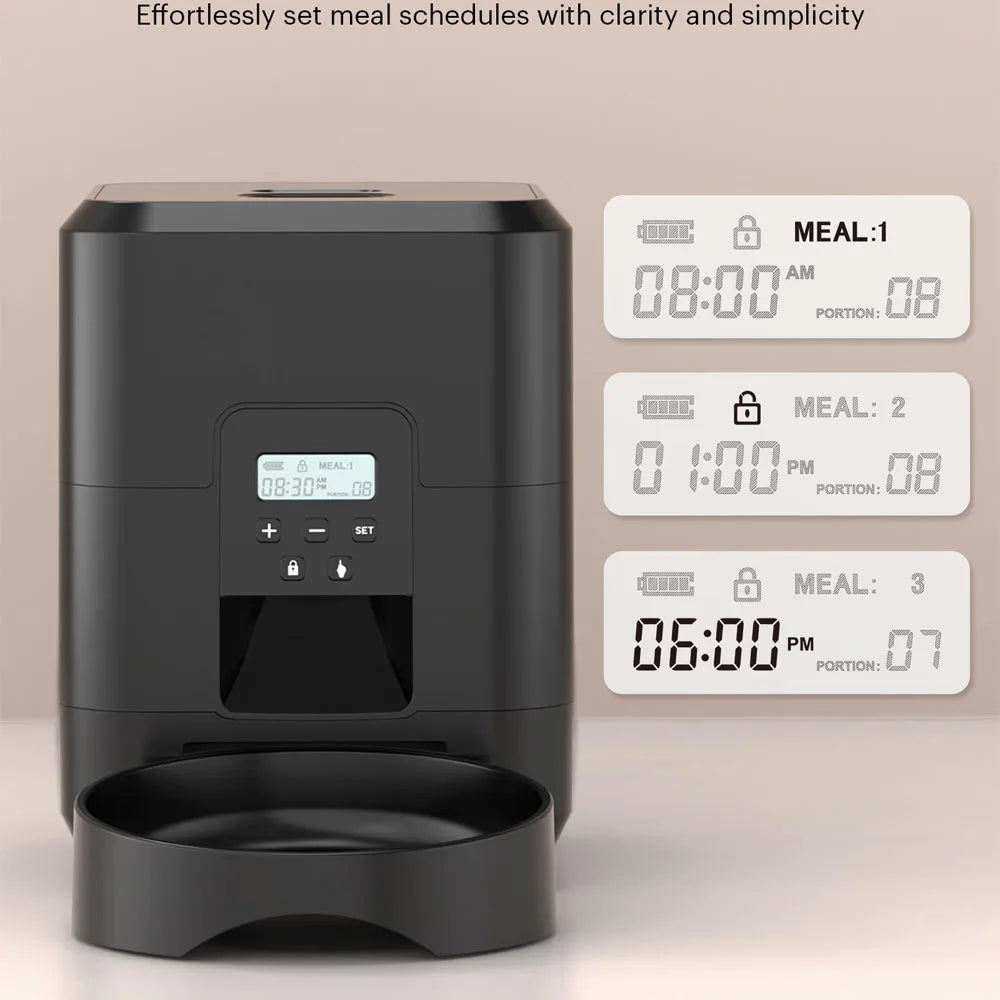ProjectPaw™ Smart Automatic Pet Feeder | WiFi App Control & Scheduled Feeding