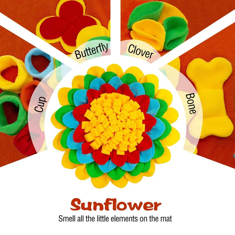 ProjectPaw™ Interactive Snuffle Mat | Dog Feeding & Mental Enrichment Puzzle