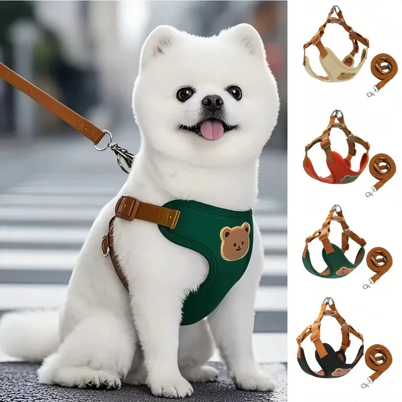 ProjectPaw™ Premium Comfort Pet Harness & Leash Set | Breathable & Secure