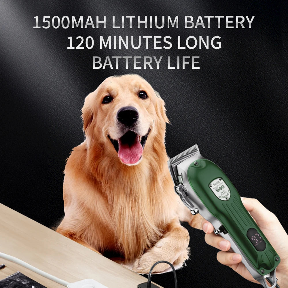 ProjectPaw™ Professional Pet Grooming Kit | Low-Noise Rechargeable Clipper